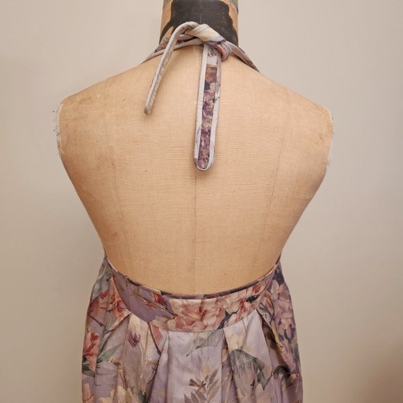 Jean Paul Gaultier Floral Silk Halter Dress - Picture 8 of 15
